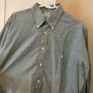Brooks Brothers Casual Button-Down Shirt - Teal